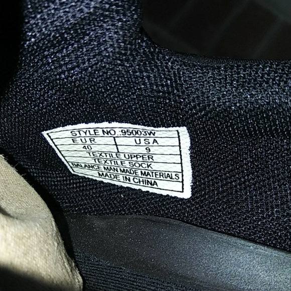 Women's Black Slip On W Rhinestones - Picture 6 of 8